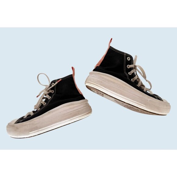 CONVERSE Youth Chuck Taylor All Star Move High Top Platform Sneaker Sz 3 - Picture 3 of 8